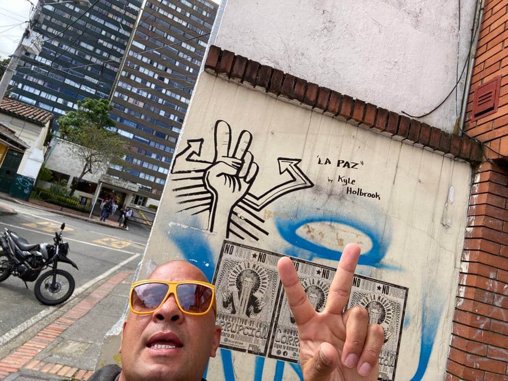 "Peace Columbia" by Kyle Holbrook in Bogota