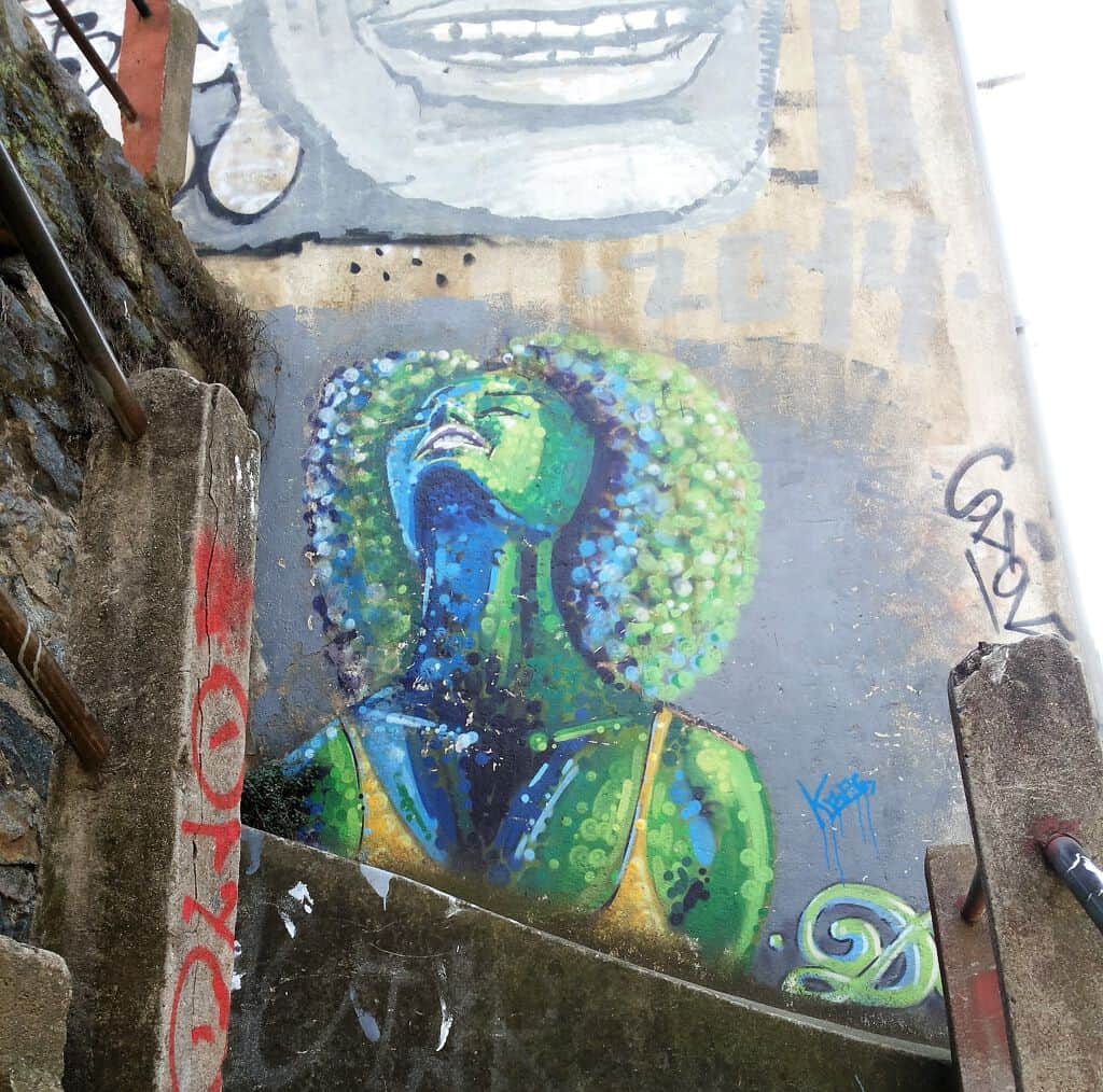 "Woman looking up" by Dasic Fernandez in Valparaiso