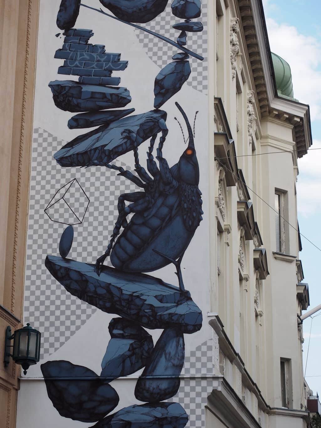 "Balancing Ant with Geometric Forms" by Ruin in Vienna