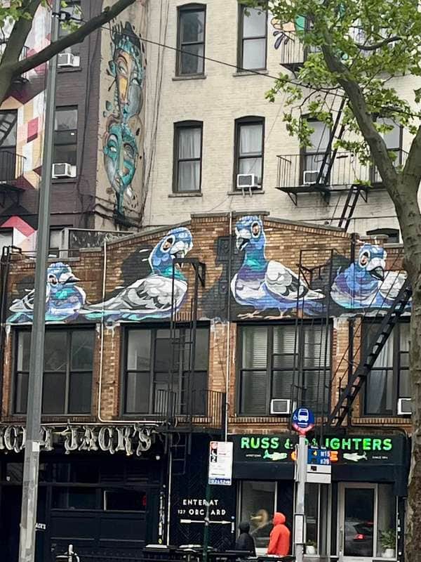 "Aquatic Figures in Blue" by Key Detail in New York