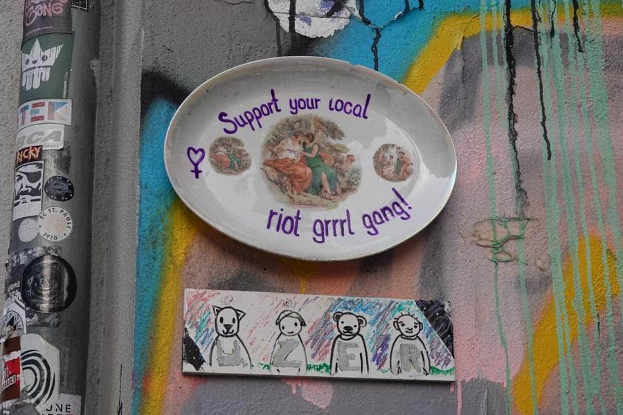 "Support your local riot grrrl gang!" by fraujule* in Hamburg