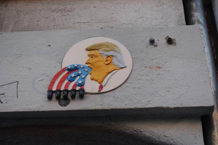 "Trump" by Will Coles in Hamburg