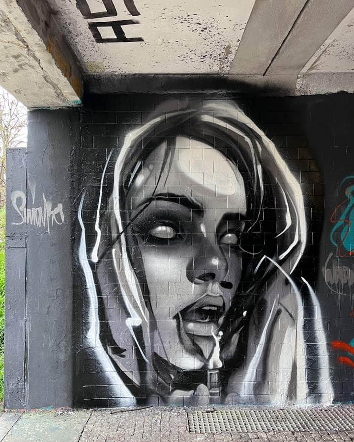 "Monochrome Portrait of Anguish" by KAdet in Prague