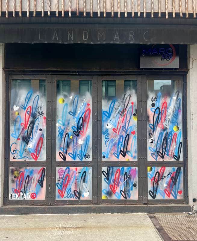 "Landmark Storefront Graffiti Takeover" by HekTad in New York