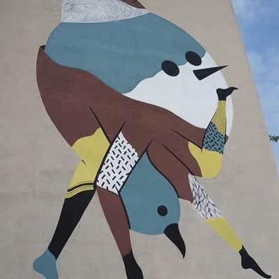 "Geometric Stylized Female Figure" by HELL'O in Besancon