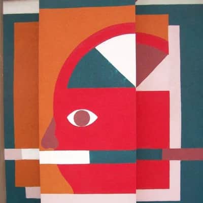 "Geometric Portrait with Open Mind" by HELL'O in Vilvoorde