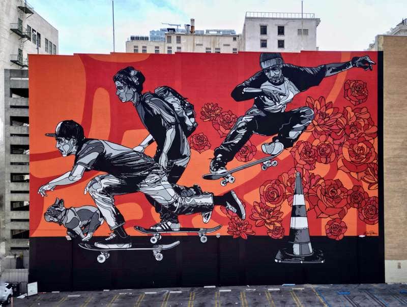 "Dream Chasers" by David Flores in Los Angeles