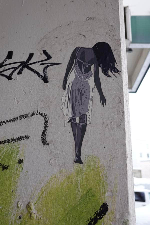 "Girl with Bowed Head" by MarLix in Hamburg