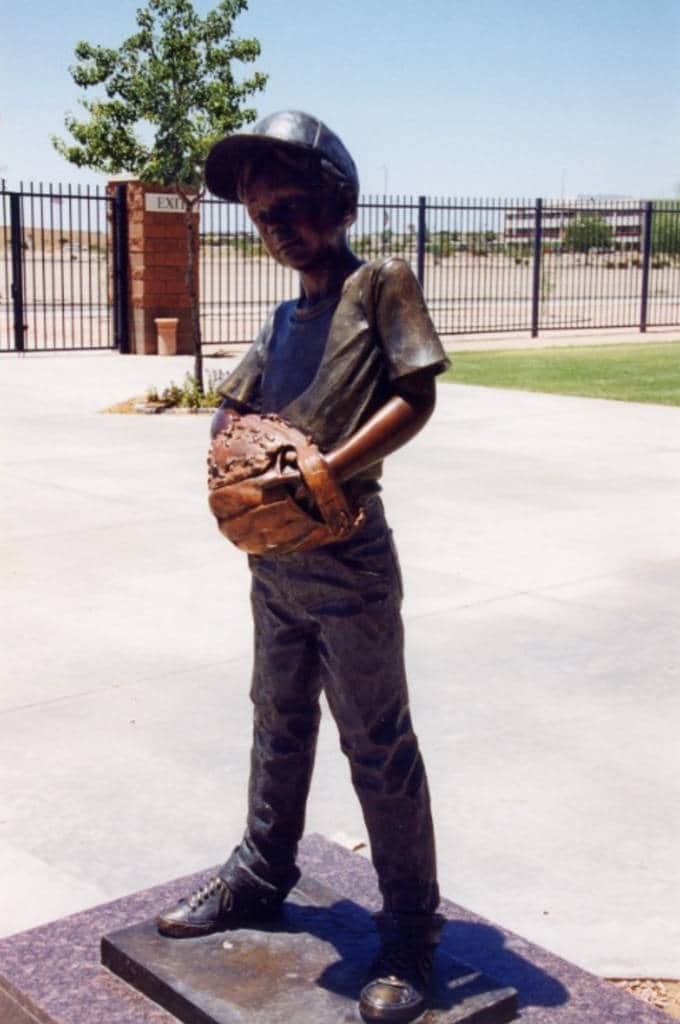 "First Mitt" by George Lundeen in Phoenix