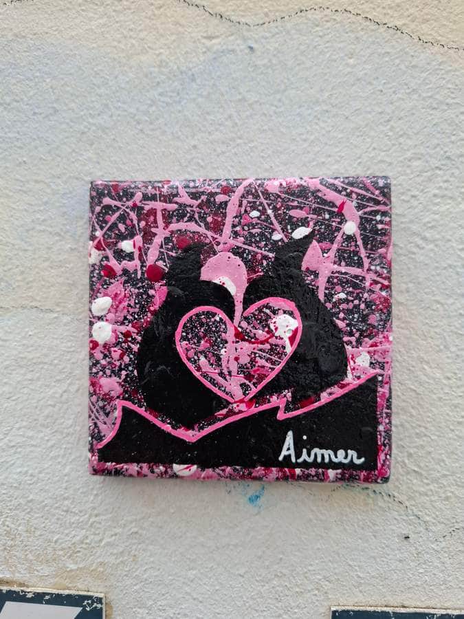 "Aimer" by nbf street in Paris
