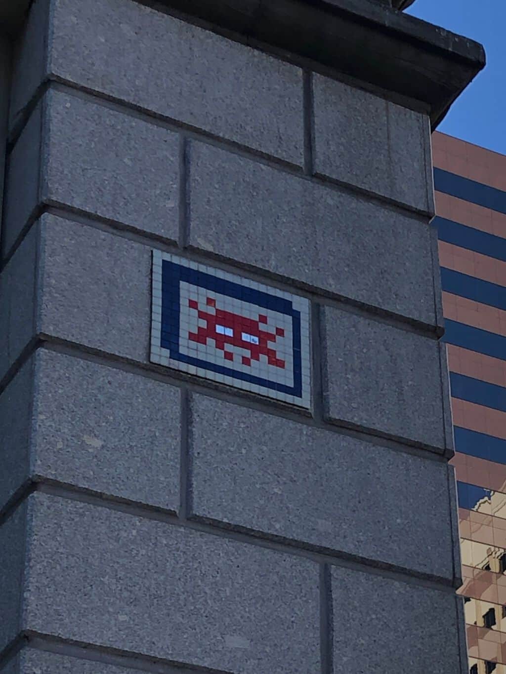 "Space Invader SD-11" by Invader in Sandiego