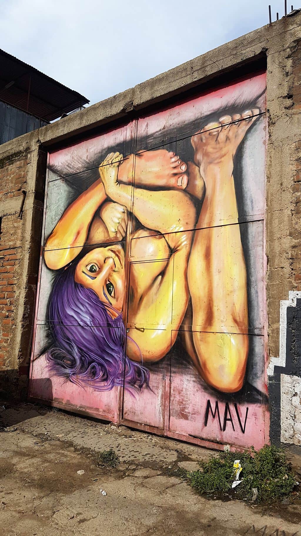 "Al Revez" by MAV CREW in Valparaiso