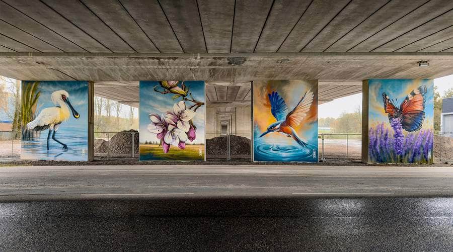 "Rijkswaterstaat / Purmerend / A7 viaduct" by Jan Stel aka Simbl in Amsterdam