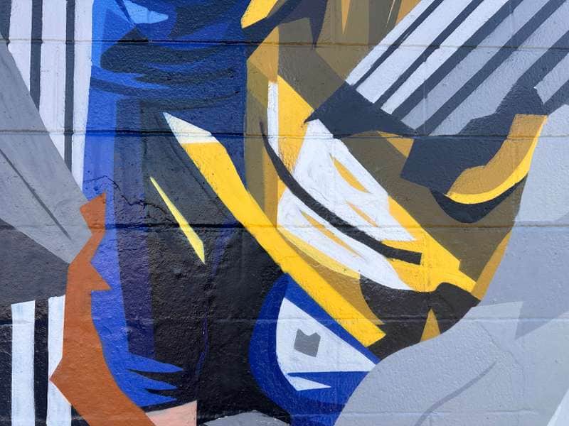"Canvas of culture- Los Angeles Rams" by Brian Peterson in Los Angeles