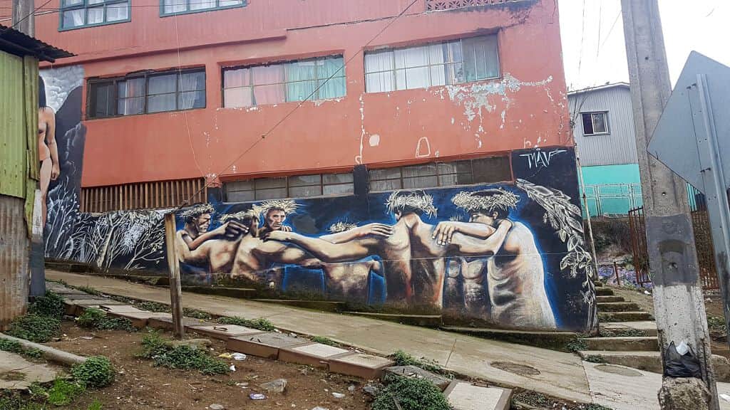 "Selknam" by MAV CREW in Valparaiso