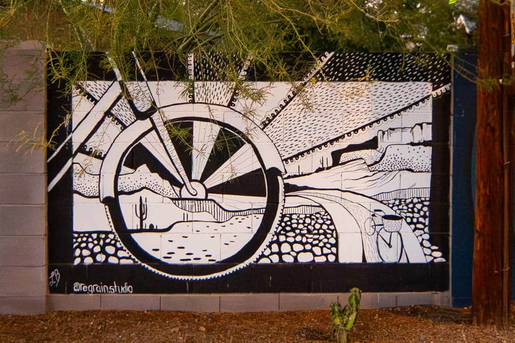 "Grand Canal Mural Project" by Lora Barnhiser in Phoenix