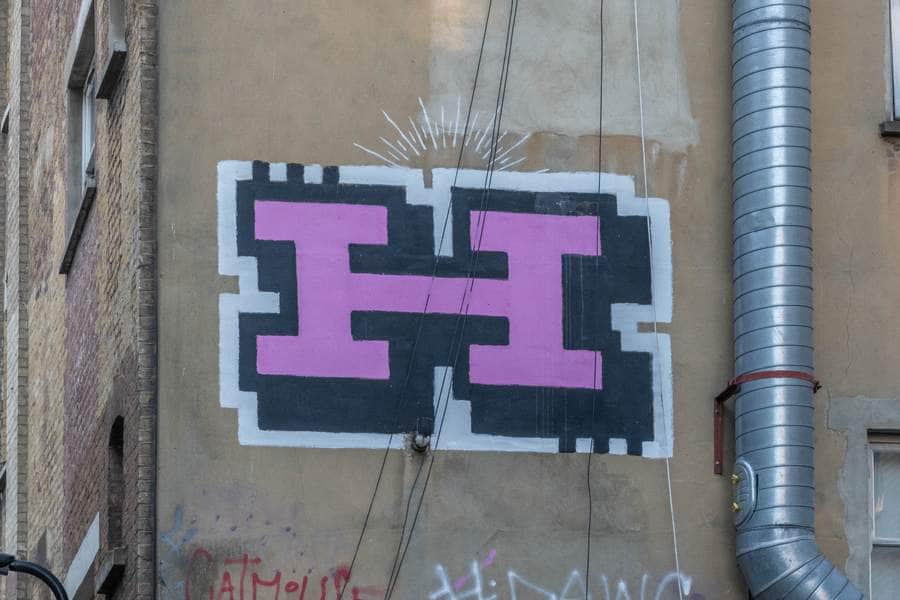 Untitled street art by Helch in London