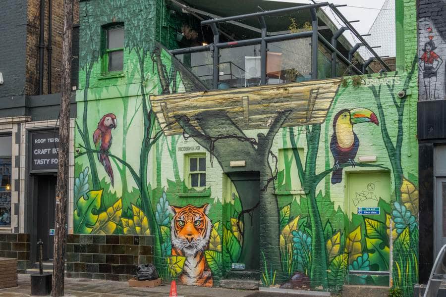 Untitled street art by AeroArts in London