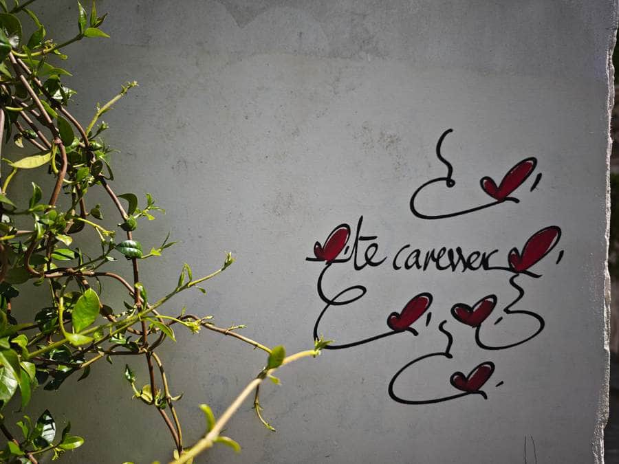 "Te Caresser" by Inlovestreetart in Paris