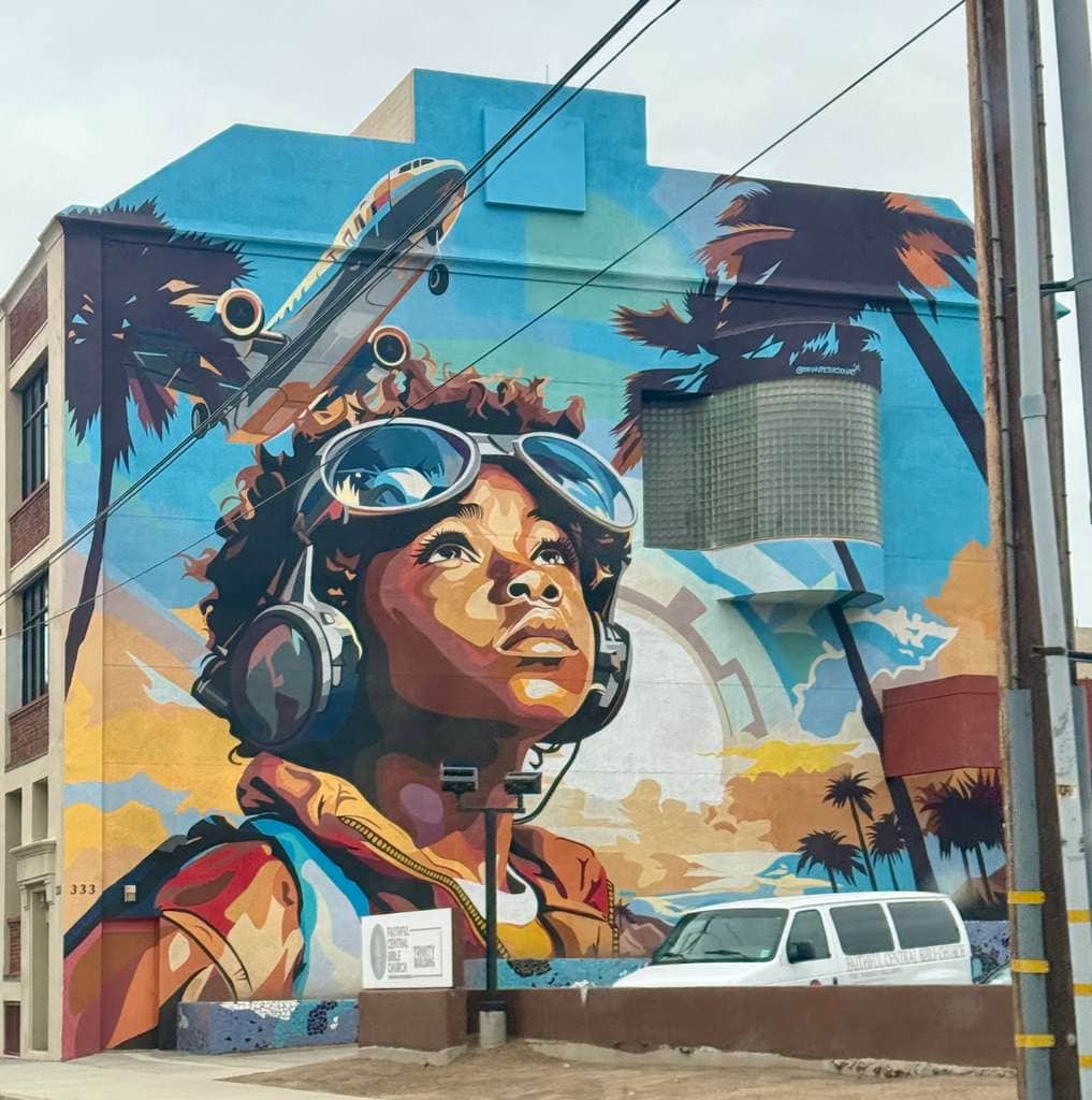 Untitled street art by Brian Peterson in Los Angeles