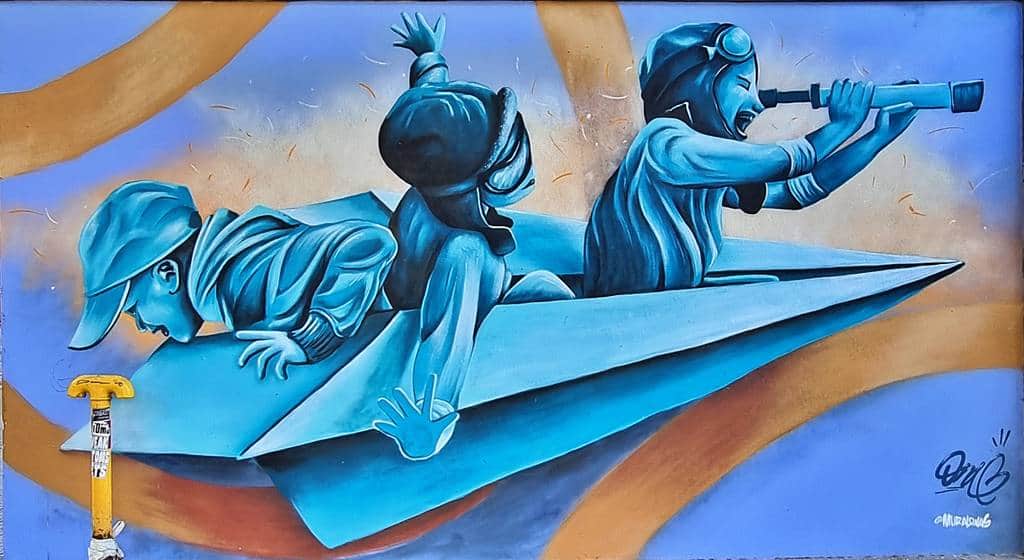 "Magic Carpet Adventure" by Muralonas in Barcelona