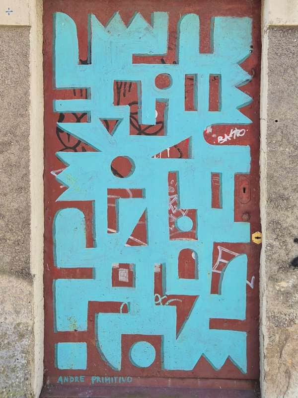 "Geometric Abstract Letter Composition" by André Primitivo in Porto