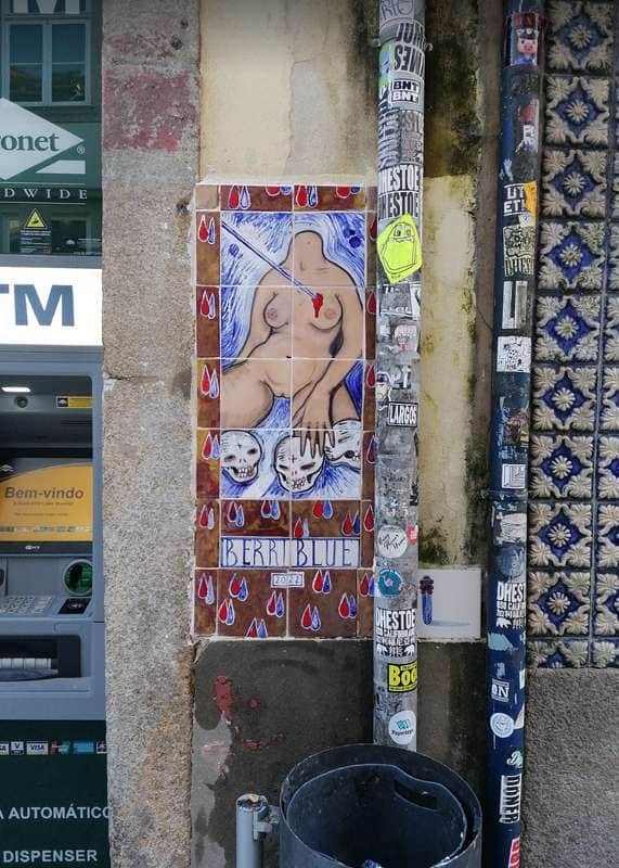 "Berlin Blue Nude Figure" by Berri Blue in Porto