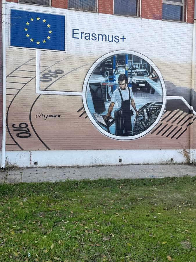 "Automative profesional trainning institute" by EdyArt in Madrid