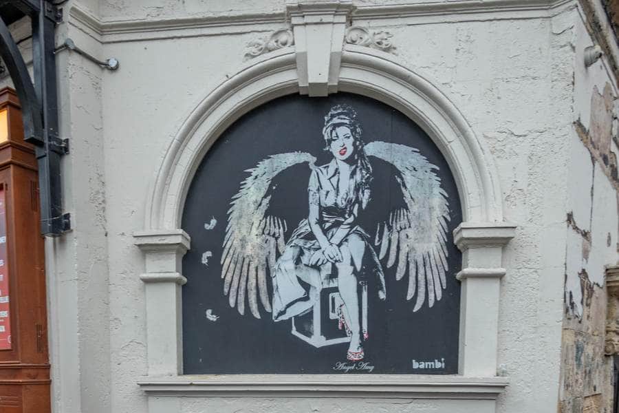 "Winged Figure with Rifle" by bambi in London