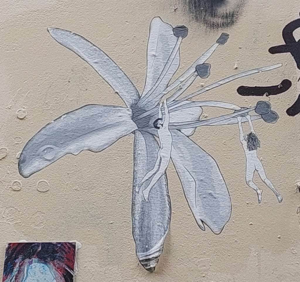 "Anatomical Flower with Human Figure" by Radical Playground in Brussels