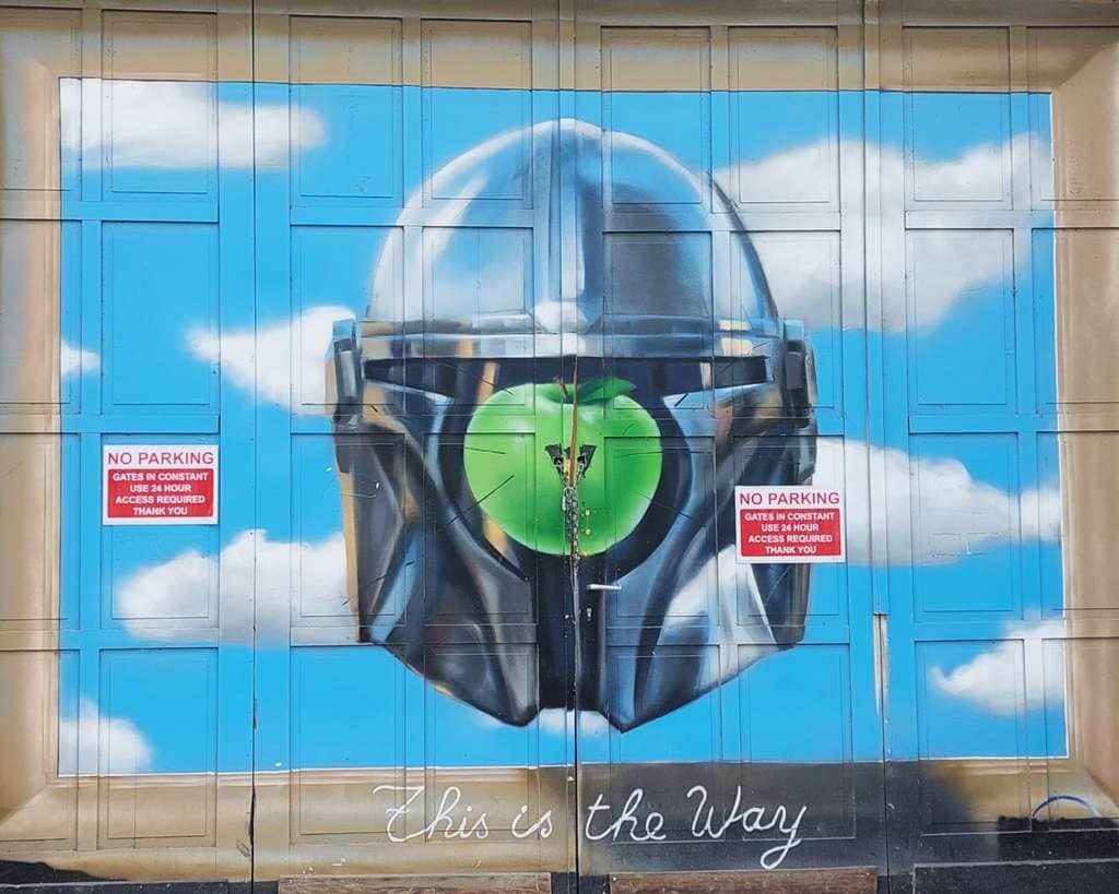 "This is the way" by Artoon (Toon van Ishoven) in Brussels