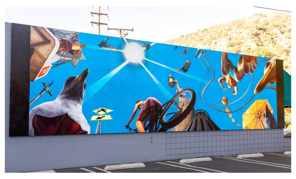 "Upside Downtown Laguna Beach" by Timothy Robert Smith in Los Angeles