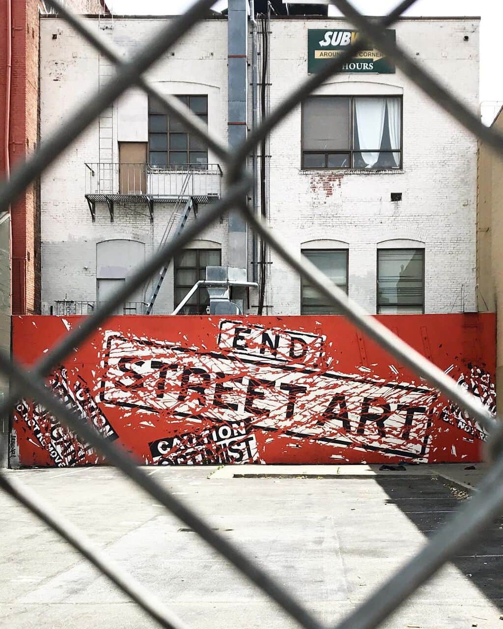 "(End) Street Art" by Tim the Optimist in San Francisco