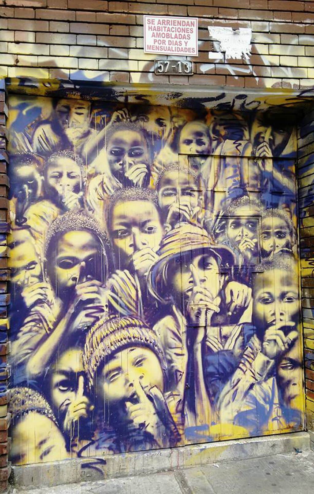 "Silence - Silencio" in Bogota