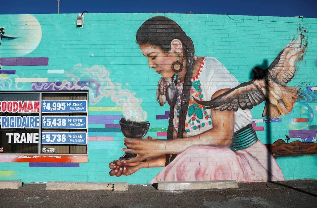 "Medicine Woman" by Lucinda "La Morena" Hinojos in Phoenix