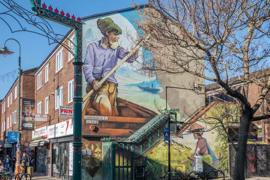 Untitled street art by Mohammed Ali in London