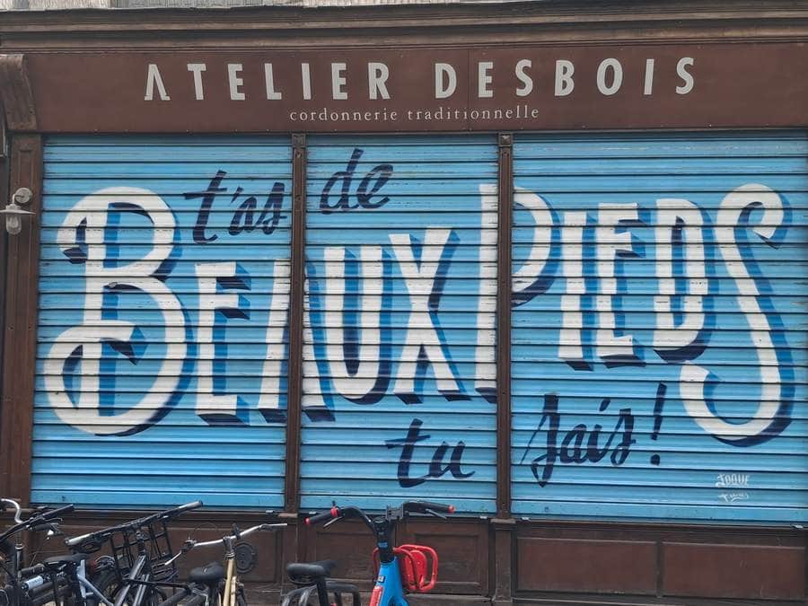 "T'as de beaux pieds tu sais" by Toqué Frères in Paris