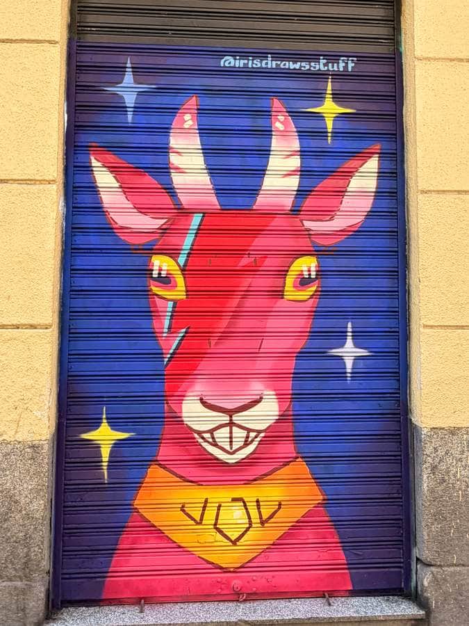 "Homenaje a David Bowie" by Iris Simancas in Madrid