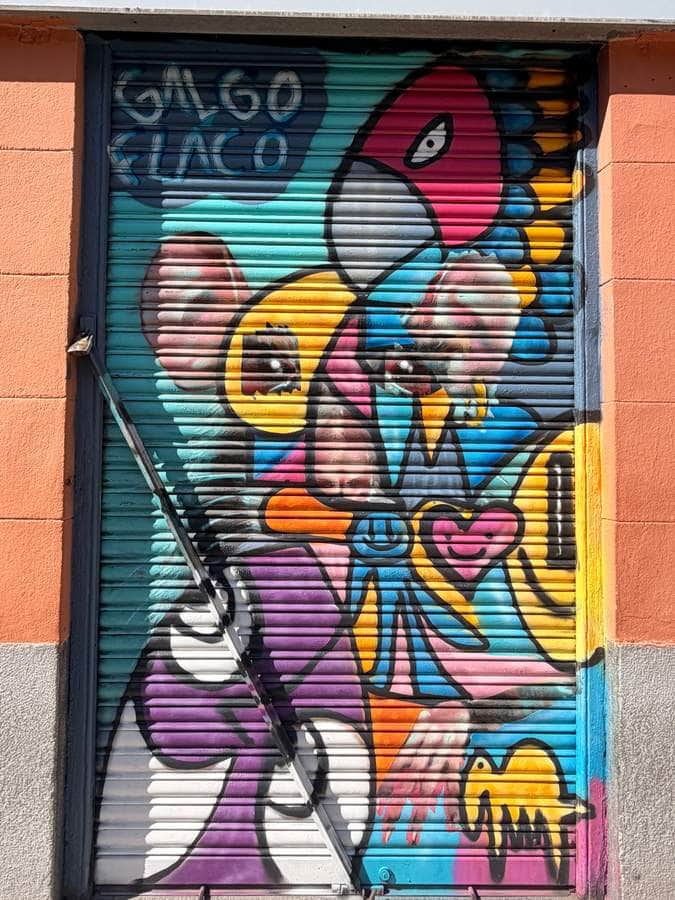 Untitled street art by Galgo Flaco in Madrid