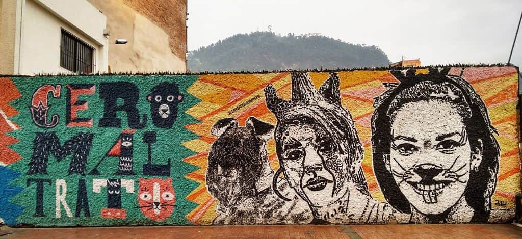 "Zero abuse - Cero maltrato" by DjLu/Juegasiempre in Bogota
