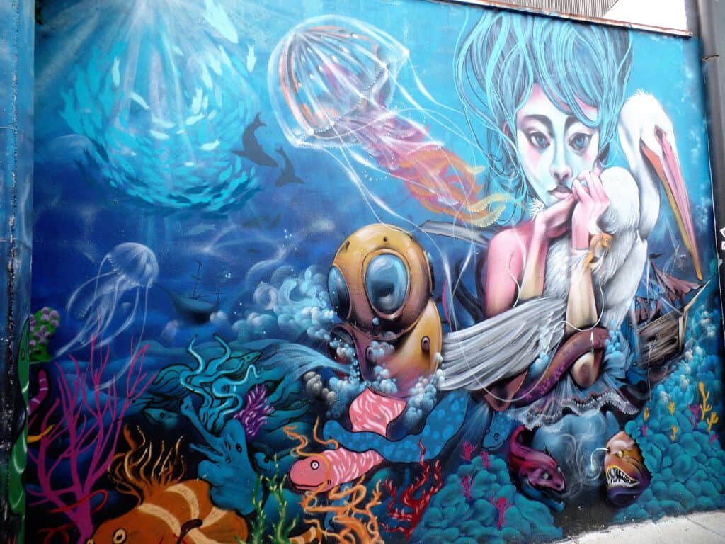 "Ocean Production" by Dems in Valparaiso