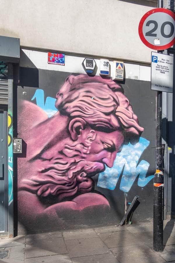 Untitled street art by David Speed in London