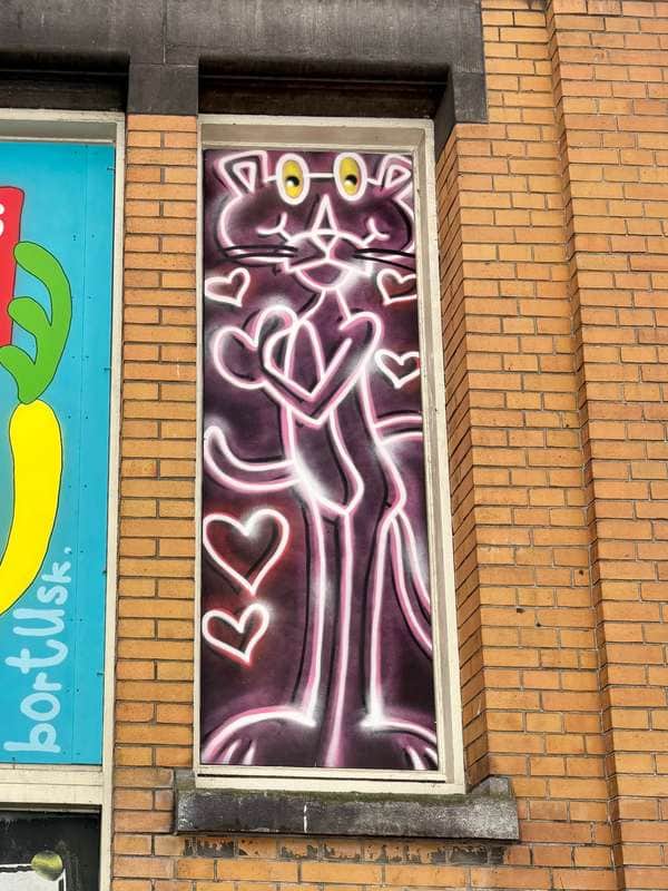 "The Pink Panther" by Jimmy Miller in Amsterdam