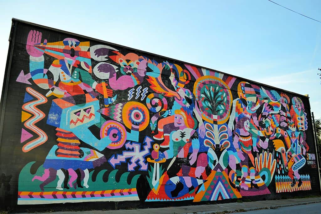 Untitled street art by 3TTman in Atlanta