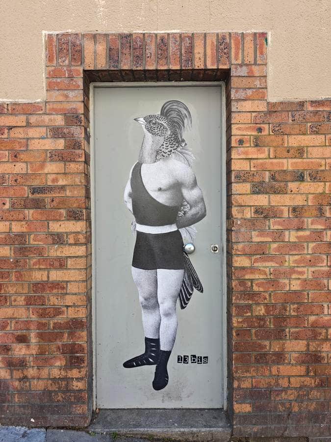 Untitled street art by 13 Bis in Paris