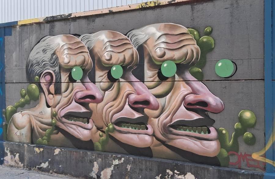Untitled street art by Mario Omega in Valencia