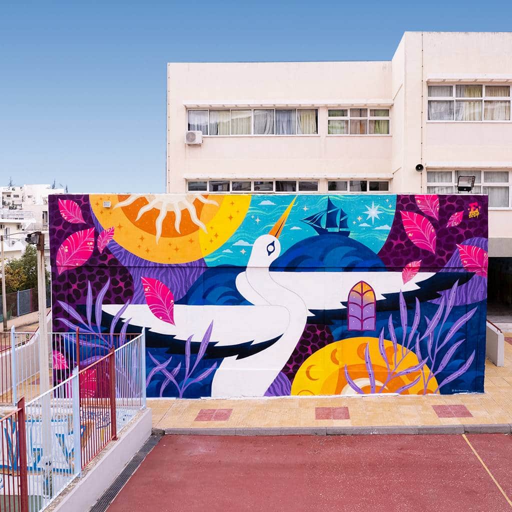 "Stork's Journey" by Epsilonartndesign in Athens