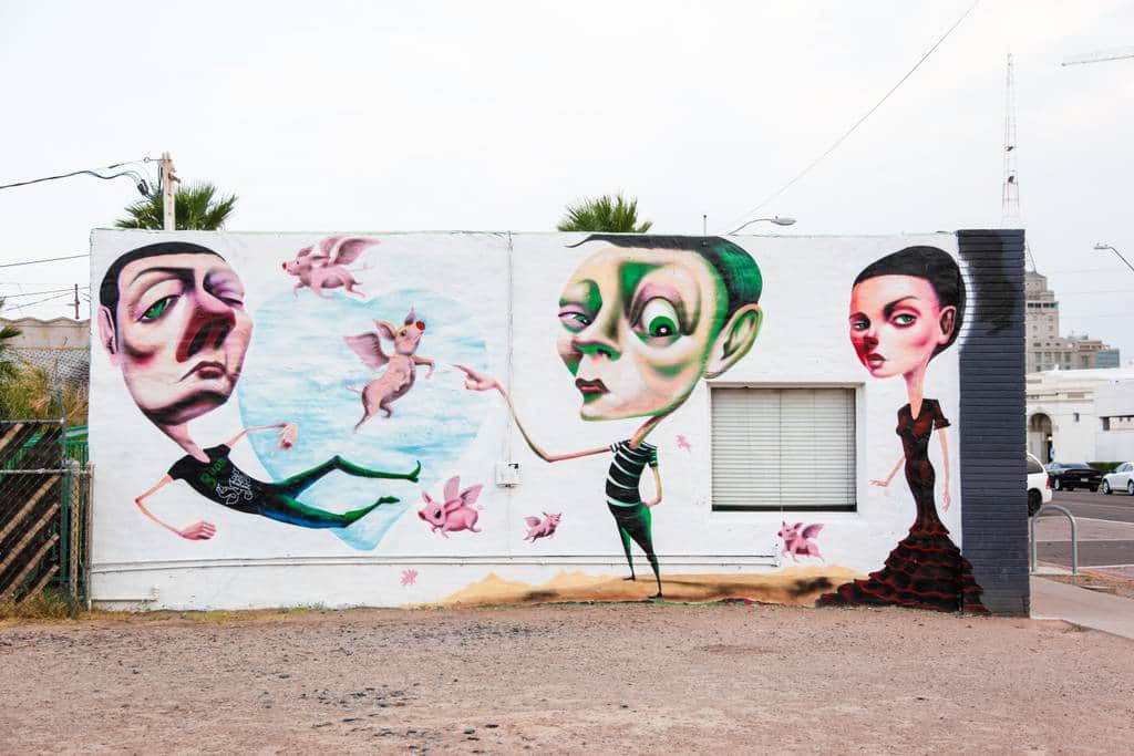 Untitled street art by Tato Caraveo in Phoenix