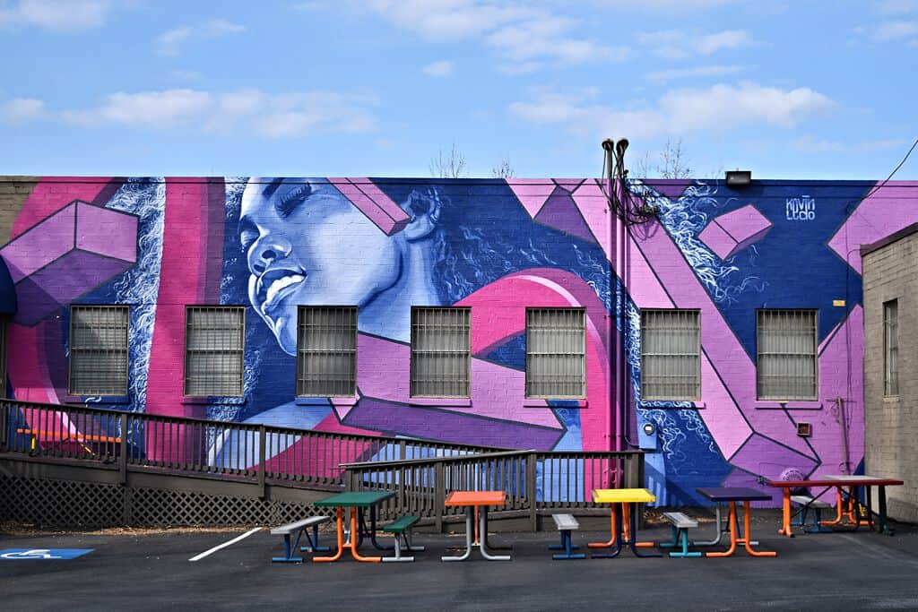 Untitled street art by Kevin Ledo in Atlanta