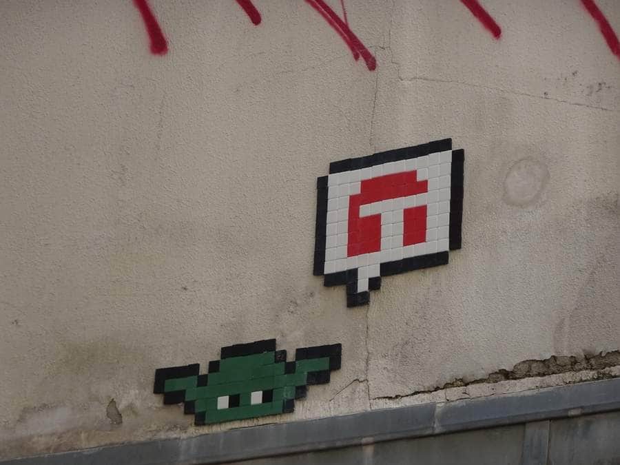 Untitled street art by The Mando in Paris
